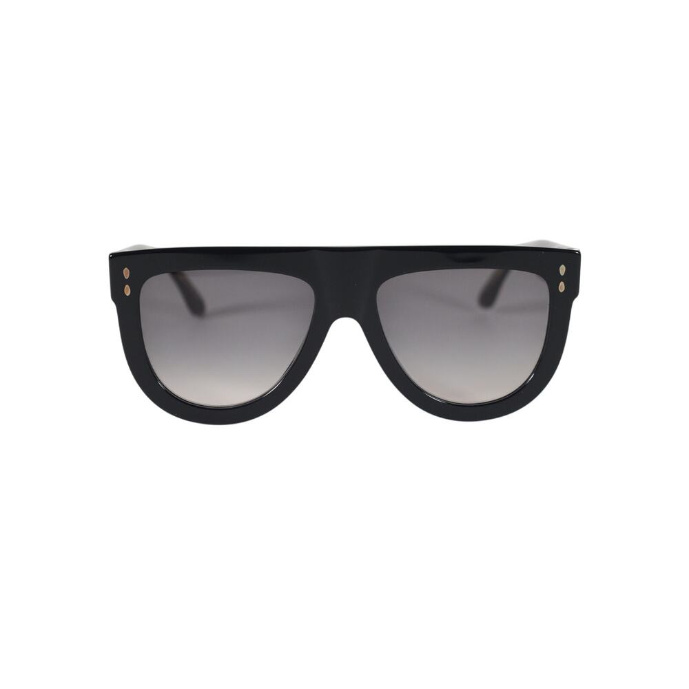 Isabel Marant Flat-Top Aviator Sunglasses – Black / Grey Gradient – NWT